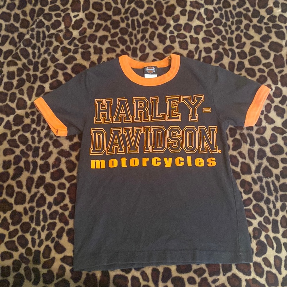 Harley Davidson kids shirt size 4.